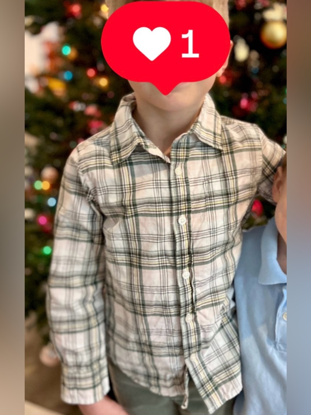Janie & Jack Classic Green Plaid Button-Down Shirt for Kids